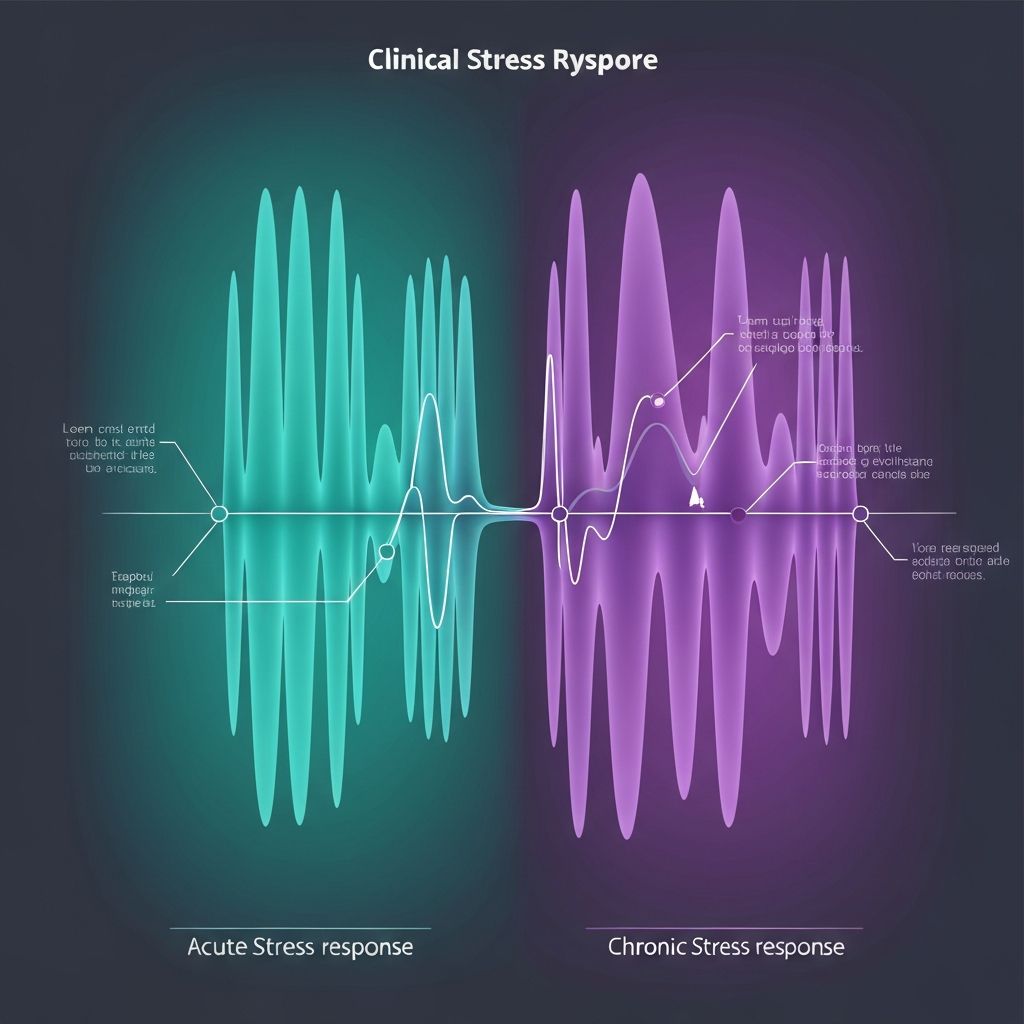 Acute versus chronic stress response timeline